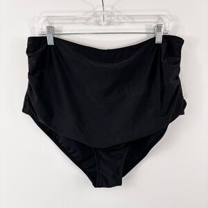 NWT Meet Curve high waisted plus size black bikini bottoms